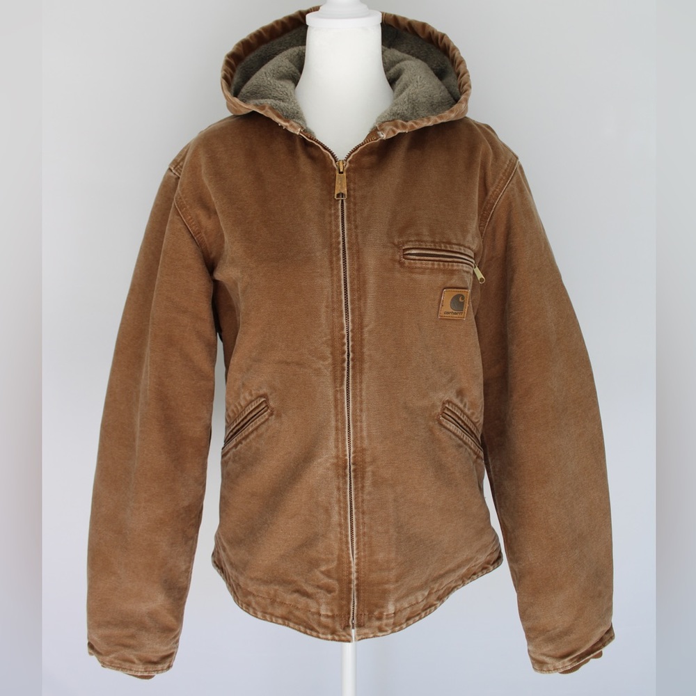 Carhartt Sherpa Lined Hooded Jacket Small/Medium